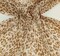 1 Yard Lace Animal Print Fabric Mocha/Ivory, Lightweight 50/52" Apparel & Home Décor Textile